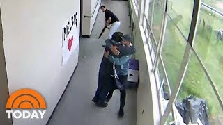 Video Shows Coach Disarming And Then Hugging Student At High School  TODAY [upl. by Pasco653]