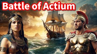 The Epic Battle of Actium Antony Cleopatra and Octavian’s Historic Confrontation [upl. by Esinel]