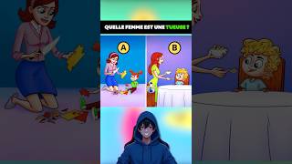 Quelle femme est une tueuse  quiz animation enigmes shorts tiktok humour devinette [upl. by Enimasaj]