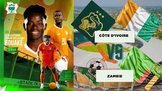 éliminatoire CAN 2025  Côte dIvoire Vs Zambie Voici les 11 éléphants entrants probables [upl. by Sevein]