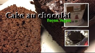 Ma recette de cake au chocolat façon Vegan réalisée avec le Thermomix [upl. by Arriaes139]