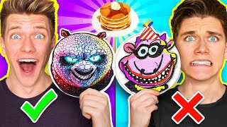 1000 BEST Pancake Art Challenges MUST SEE How To Make Kung Fu Panda amp Minecraft vs Roblox Art [upl. by Airdnaxela]