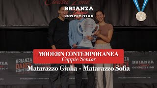 BDC CLASSIC ZONE 2023  2nd MODERN CONTEMPORANEA Coppie Senior  Matarazzo Giulia  Matarazzo Sofia [upl. by Maurie]