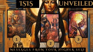 🪷ISIS UNVEILED🪷 Pick a Card Messages From Your Higher Self pickacard goddessisis tarotreading [upl. by Tomkiel]