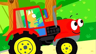 Kinderlieder  Alle Cartoons über Autos für Kinder  Kinderlieder deutsch  KOTE TV [upl. by Hallee882]