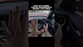 2024 Alfa Romeo Stelvio Quadrifoglio  Review  POV Drive car autopovdrive driving carreview [upl. by Odradlig480]