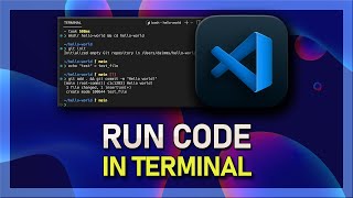 How To Run Code in Terminal in VS Code  Visual Studio Code Tutorial [upl. by Llyrat]