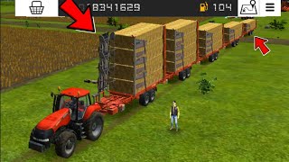 Many Bales Collect amp Loading In Fs 16  Fs 16 Multiplayer  Timelapse [upl. by Dasteel]