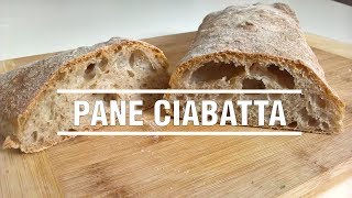 Ricetta Pane Ciabatta fatto in casa senza impastatrici [upl. by Irelav]