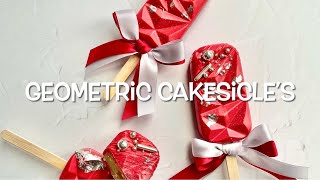 Geometric cakesicle tutorial [upl. by Bailey87]