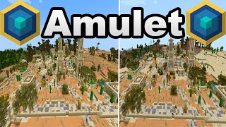 Amulet editor de mundos  copia y pega estructuras facilmente  Minecraft Review [upl. by Nahrut]