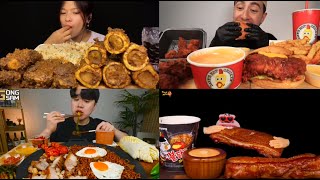 ASMR MUKBANG  DELICIOUS FOOD COMPILATION [upl. by Merow]