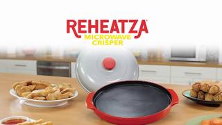 Reheatza Crisper Pan How to Use As Seen on TV [upl. by Narhem]