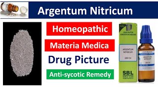 Argentum Nitricum Homeopathic Medicine  Drug Picture  Materia Medica bhms homeopathy argentum [upl. by Tessa]