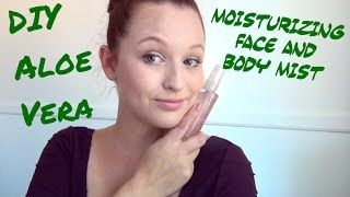 DIY Aloe Vera ♥ Moisturizing Face and Body Mist [upl. by Eugenle]