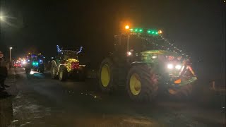 Clitheroe YFC Christmas Tractor Run  Christmas Special  2021 [upl. by Efar]