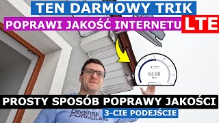 Jak na stałe i za darmo poprawić jakość internetu LTE Lepsza jakość internetu na wsi [upl. by Esirehs645]