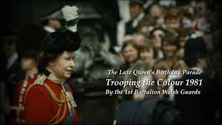 Trooping the Colour 1981 Live audio recording [upl. by Nahshunn]