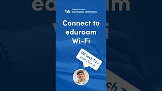 Connecting to eduroam WiFi [upl. by Giltzow]