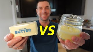 Butter vs Clarified Butter  Which To Use And Why [upl. by Muldon945]