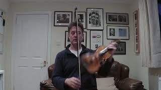 6 Violin Beginner May Song exercise for learning the dotted rhythm at the beginning [upl. by Nowd]