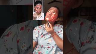 Viral red lipstick makeup hack🤯🔥😨 bengali hack shorts ytshorts trending [upl. by Navada737]