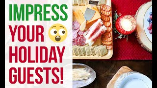 EASY FINGER FOODS FOR CHRISTMAS PARTY ❄️ CHARCUTERIE APPETIZER [upl. by Ariahay]