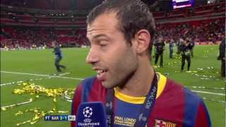 Mascherano after the Champions League Final LFC [upl. by Eltsirhc205]