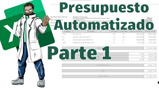 📈👨‍💻Cómo crear un PRESUPUESTO automatizado🤖 Parte 1 [upl. by Nonnel]