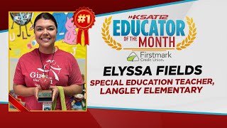 Langley Elementary Special Education teacher named KSAT’s October Educator of the Month [upl. by Jonny]