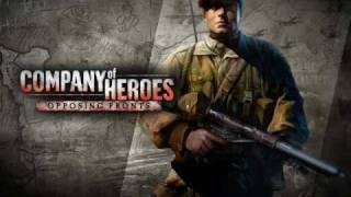 Company of Heroes  Opposing FrontsTales of Valor  Menu theme [upl. by Leahcar243]