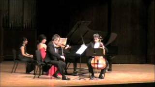 Mendelssohn Klavier Trio No 1 D Minor Op 49 Andante [upl. by Cerallua]