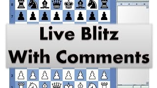 Blitz Chess 2828 with Live Comments Scotch Gambit vs FM BaconButty M Harvey with Black [upl. by Bell309]