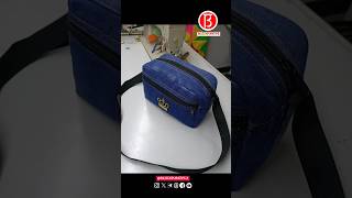 jeans turned into a messenger bag Sewing Tutorial Part 63 [upl. by Llyrrad682]