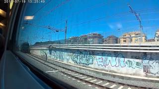 In Treno tra Roma Tuscolana e Roma Ostiense con la Action Cam Excelvan [upl. by Ilenna528]