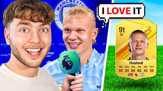 PLAYERS REACT TO FIFA 23 RATINGS RATINGS REACTION FT HAALAND [upl. by Ayel]