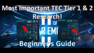 Critical Tier 1 amp 2 Research for TEC in Sins of a Solar Empire II Prioritize these Technologies [upl. by Campney]