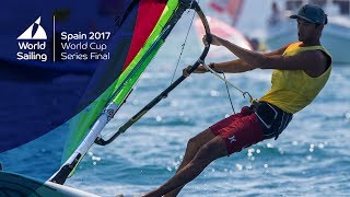 Full RSX M Live Medal Race from the World Cup Series Final in Santander [upl. by Laidlaw]