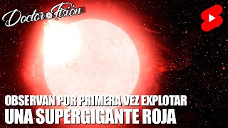 TE ENSEÑO una SUPERGIGANTE ROJA EXPLOTANDO 🌌 [upl. by Prudi]