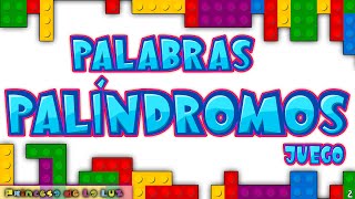 PALABRAS PALÍNDROMOS ♾️ Juego Educativo Para Niños 🎯¿Qué son EJEMPLOS [upl. by Quennie533]