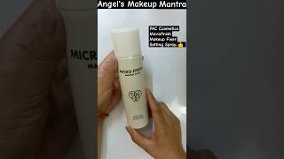 PAC Cosmetics Microfinish Makeup Fixer Setting Spray👍 beauty beautyblogger review makeupfixer [upl. by Robinia]