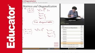 Similar Matrices and Diagonalization [upl. by Minerva]