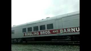 CSX Leads Ringling Bros Circus Train [upl. by Llenoil]