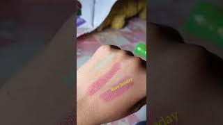 Affordable Pink Mauve lipstick from Lakme and Myglamm  Rosy Sunday Manhattan song makeup suru [upl. by Aiet]