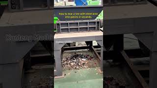 This is the multifunctional crusher machine metalcrusher tirecrusher recycling crusher fyp [upl. by Isabelle]