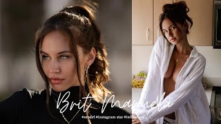 Brit Manuela  Instagram Model  Bio amp Info [upl. by Flyn309]