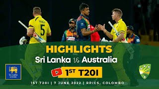 1st T20I Highlights  Sri Lanka vs Australia 2022 [upl. by Etneciv]