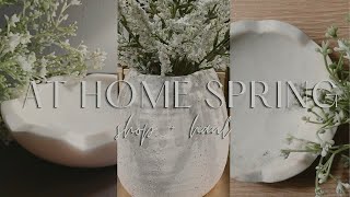 2024 NEW AT HOME SPRING SHOP WITH ME  SPRING DECOR HAUL [upl. by Nitsoj]