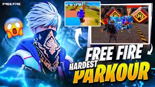 Free Fire Hardest Parkour 😱 Impossible Challenge Gone Worng 😭 Garena free fire [upl. by Kenleigh819]