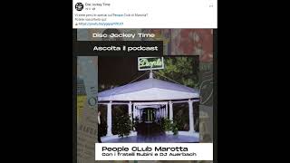 PEOPLE club MarottaINTERVISTA con i fratelli Rubini e DJ Auerbach [upl. by Cullan]